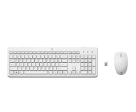 Zestaw (Mysz + Klawiatura) HP 230 Wireless Mouse + Keyboard Combo (Biały) 3L1F0AA